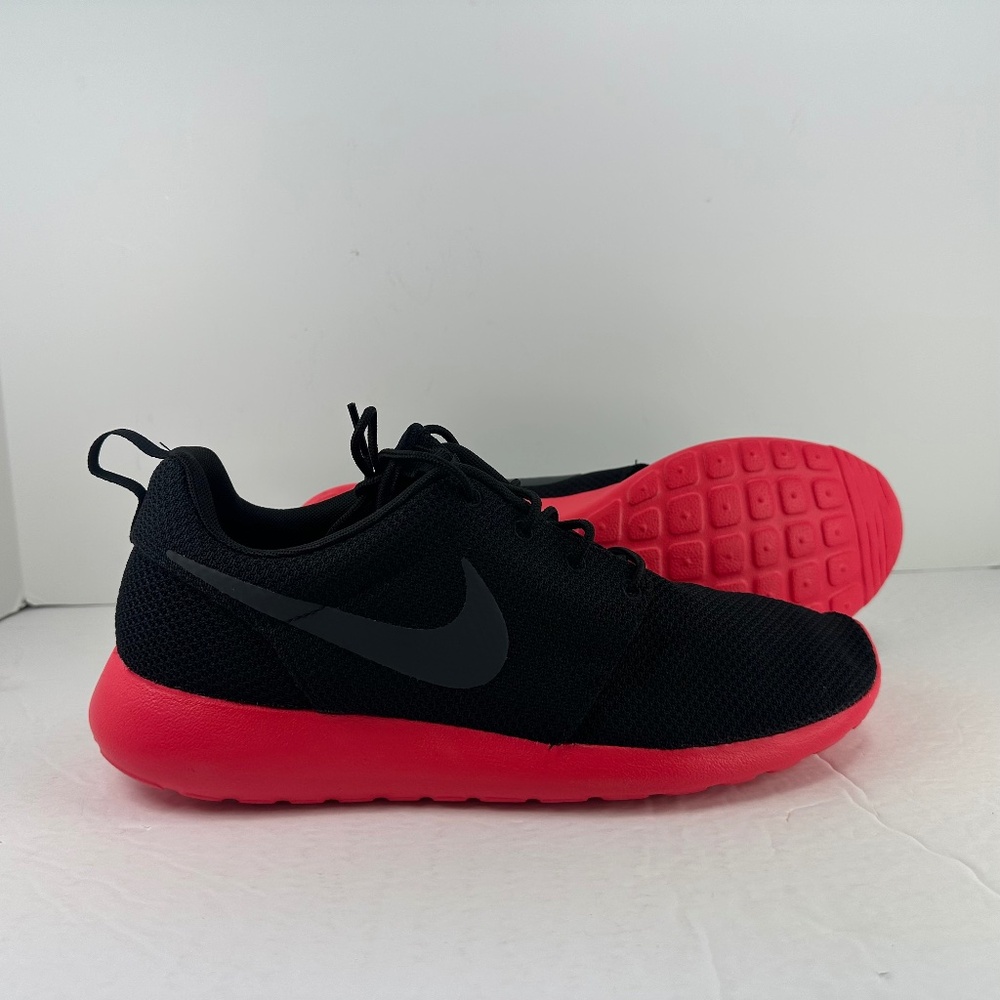 Nike Roshe One Run Red Black Bred Retro Sneakers 511881-016 Mens Size 10